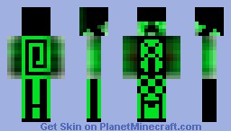 Creeper Knight (Better in Preview) (3D Effect) Minecraft Skin