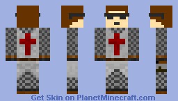 Crusader Templar Knight Minecraft Skin