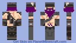 Dwarf Purple Beard Minecraft Skin