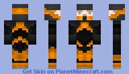 [Half-Life 2] Gordon Freeman - Full HEV Suit! {Transparent Glass on 3D Helmet!} Minecraft Skin