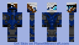 Garrus Vakarian Minecraft Skin