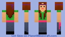 Hippie Girl Minecraft Skin