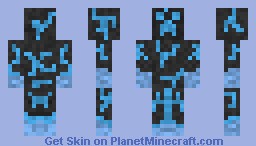 Ice creeper Minecraft Skin