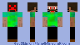 Killer Creeper Stevie Minecraft Skin