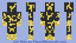 Lightning creeper Minecraft Skin