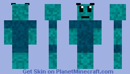 Color Boy 2 Light-Dark Blue-Green Minecraft Skin