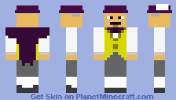 Sam and max- The Mad Thespian Minecraft Skin