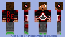 Team red member! Minecraft Skin