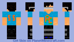 AlienCapital55 (Me) With Swaggy 3D Glasses Minecraft Skin