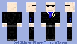 Secret Agent Minecraft Skin