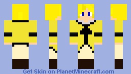 Servant of Evil Len Kagamine Minecraft Skin