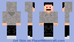 Casual Player in Hoodie Minecraft Skin