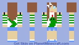 Cute Snake Girl Minecraft Skin