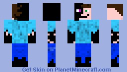 Half-Ender Minecraft Skin