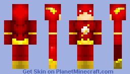 The Flash(Better in Preview) Minecraft Skin