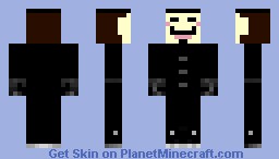 V for Vendetta- V Minecraft Skin