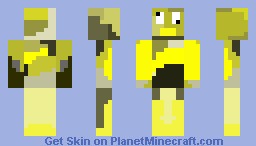 Yellow colourskin Minecraft Skin