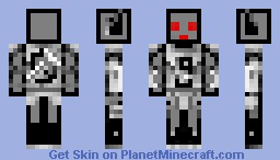 Oh This is Black Robot Knight Minecraft Skin