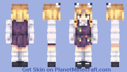 Suwako Moriya/洩矢诹访子 Minecraft Skin