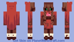 Werewolf Little Red Riding Hood Minecraft Skin