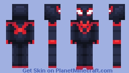 Spider-Man [Miles Morales] | Spider-Man Minecraft Skin
