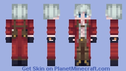 Dante from the Devil May Cry™ series (DMC3) Minecraft Skin