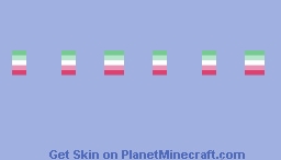 Abrosexual | PrideTemplate [JAVA SLIM] Minecraft Skin
