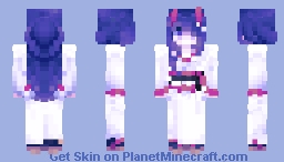 Acheron in her kimono ⟡ Honkai Star Rail Minecraft Skin