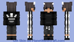 Adidas Boy (Black Version) [Remake] Minecraft Skin