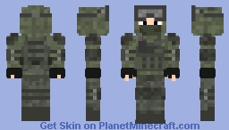 Forest Camo Soldier With Googles Minecraft Skin