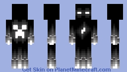 _White Flames_ Minecraft Skin