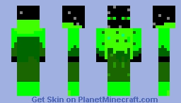 Green enderman Minecraft Skin