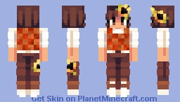 Bee Sunflower Minecraft Skin