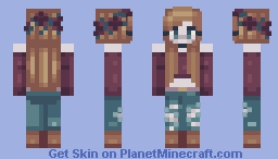 A Rose In The Thorns Minecraft Skin
