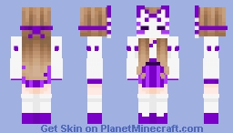 Kitsune Masked Girl Minecraft Skin