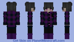 Purple eboy Minecraft Skin