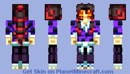 Kokushibo // Demon Slayer - Upper Moon 1 Minecraft Skin