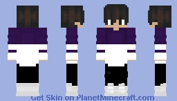 Purple White Boy | Official Minecraft Skin