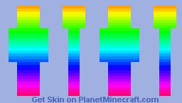 rainbow gradient Minecraft Skin