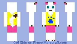 Nika the fox furry Minecraft Skin