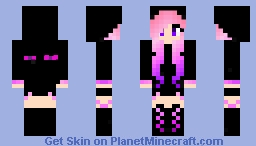 Ender girl Minecraft Skin