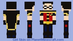 Robin - Dick Grayson Minecraft Skin