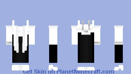 FTU white/black dress Minecraft Skin