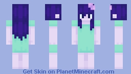 Aubrey from Omori / Tribute for a friend Minecraft Skin