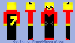 Pikachu as Raboot Minecraft Skin