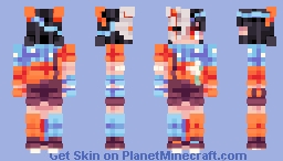 Infernofox- [Fruit Wars viewer choice]-  Amber Apricots Minecraft Skin