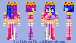 Alexis Fuchsia Foxes Minecraft Skin