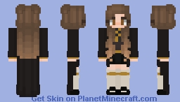 Hufflepuff Girl Minecraft Skin