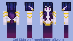 Pinkblue mermaid Minecraft Skin