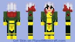 X-Men 97 Rouge Minecraft Skin